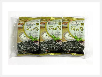 Dried Seasoned Seaweed (3packages Lunch Bo... Made in Korea